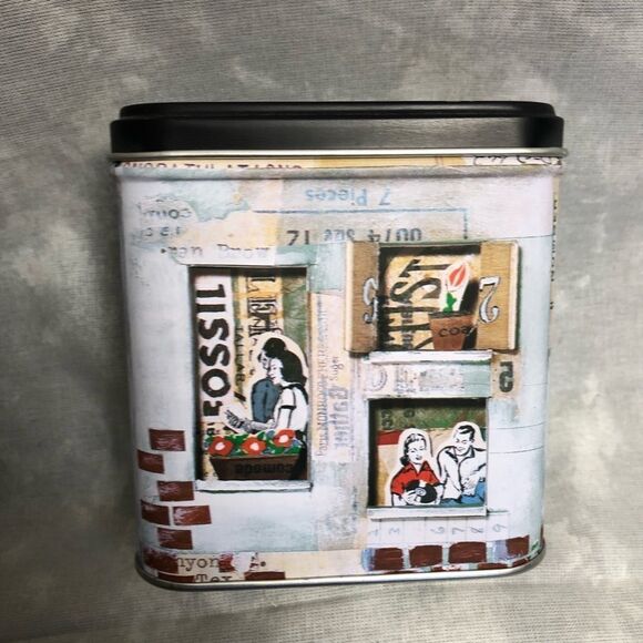 1999 fossil watch tin - Picture 2 of 6